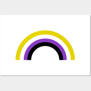 Non-Binary Rainbow Posters and Art